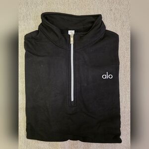 ALO Yoga Accolade Half Zip Black